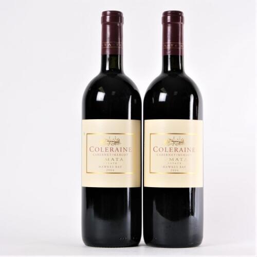 (2) 2004 Te Mata Estate Coleraine, Hawkes Bay