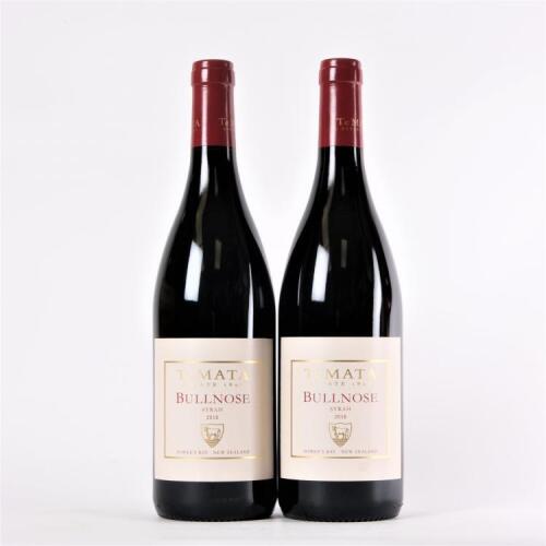 (2) 2018 Te Mata Estate Bullnose Syrah, Hawkes Bay