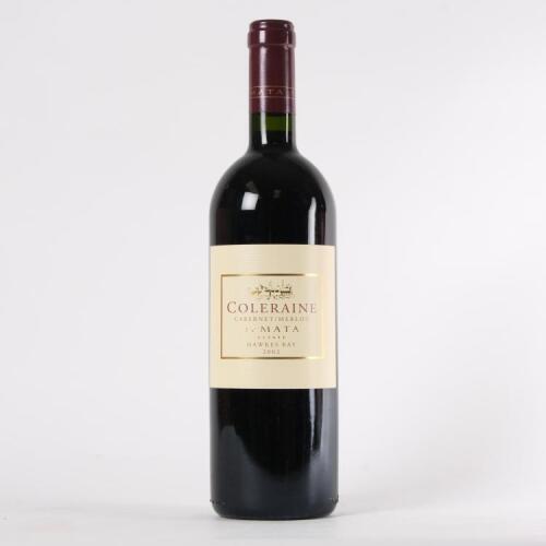 (1) 2002 Te Mata Estate Coleraine, Hawkes Bay