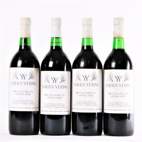 (4) 1987&nbsp;Yarra Yering Dry Red No 1, Yarra VIC