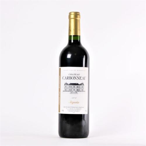 (1) 2010&nbsp;Chateau Carbonneau Sequoia, Sainte Foy-Bordeaux