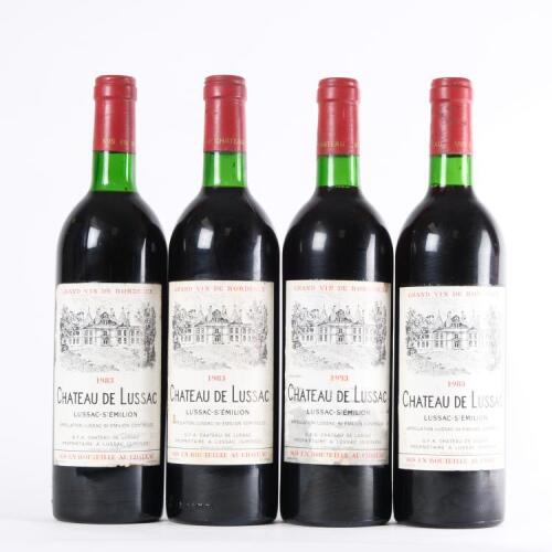 (4) 1983&nbsp;Chateau de Lussac, Lussac-St Emilion