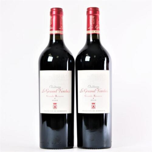 (2) 2012&nbsp;Chateau Le Grand Verdus Grande Reserve, Bordeaux Superior