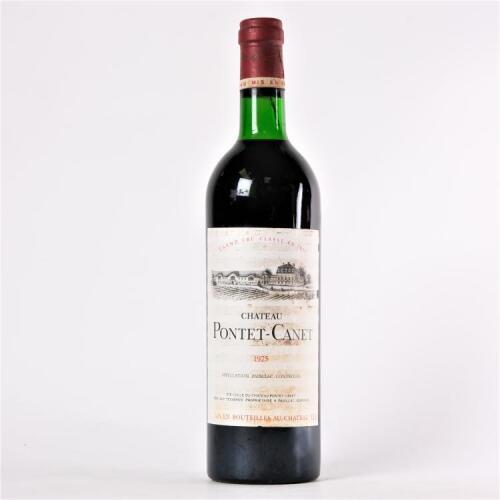 (1) 1975&nbsp;Chateau Pontet Canet 5eme Cru Classe, Pauillac