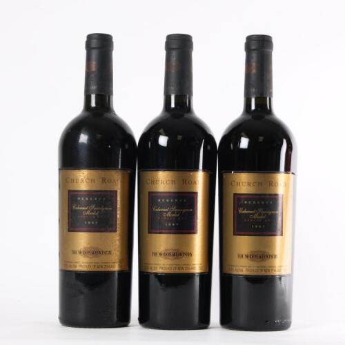 (3) 1997&nbsp;Church Road Reserve Cabernet Sauvignon/Merlot, Hawkes Bay