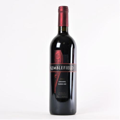 (1) 2004&nbsp;Kemblefield Zinfandel, Hawkes Bay