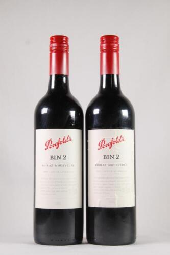 (2) 2011 Penfolds Bin 2 Shiraz Mouvedre, South Australia