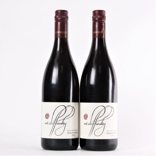 (2) 2012&nbsp;Mt Difficulty Pinot Noir, Bannockburn