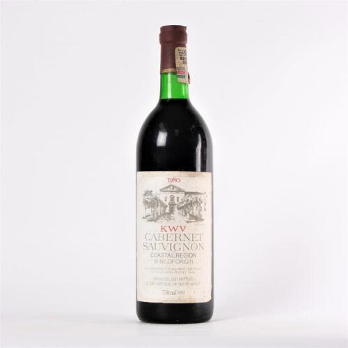 (1) 1980&nbsp;KWV Cabernet Sauvignon, Coastal Region South Africa