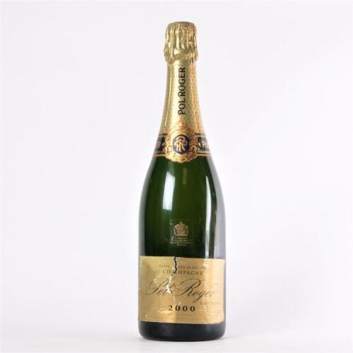 (1) 2000 Pol Roger Extra Cuvee de Reserve Blanc de Blancs