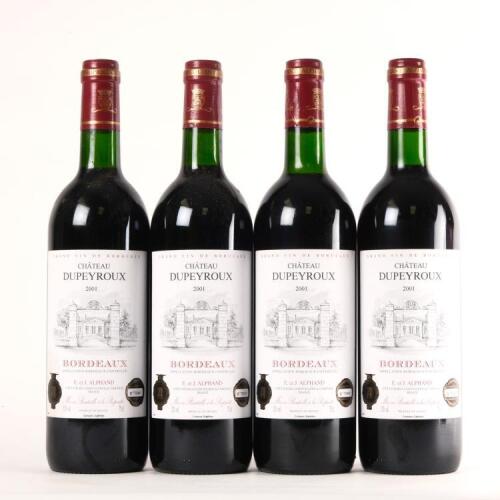 (4) 2001 Chateau Dupeyroux, Bordeaux