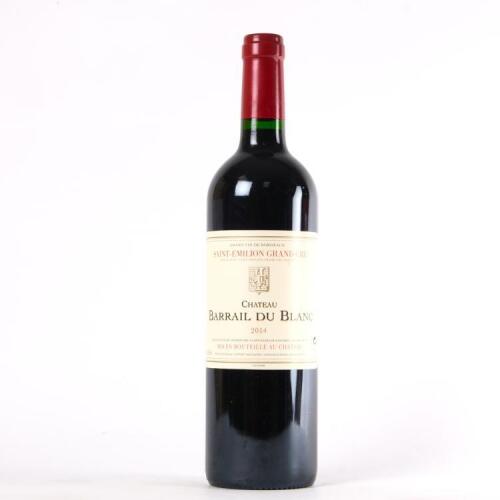 (1) 2014 Chateau Barrail du Blanc, St Emilion