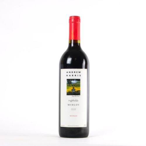 (1) 2003 Andrew Harris Highfields Merlot, Mudgee NSW