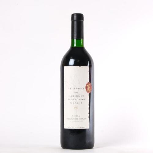 (1) 1993 St Jerome Cabernet Sauvignon/Merlot, West Auckland
