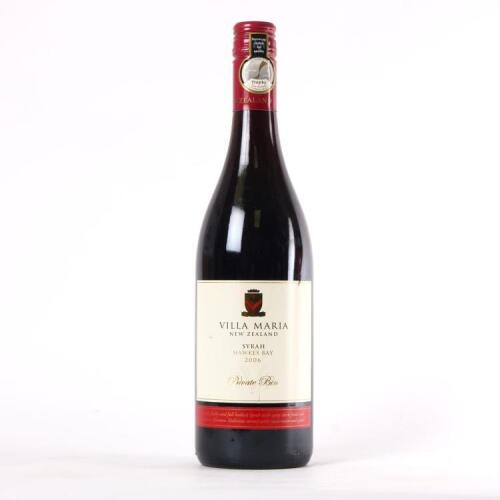 (1) 2006 Villa Maria Private Bin Syrah, Hawkes Bay