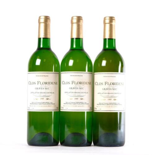 (3) 1995 Denis Dubourdieu Clos Floridene Sec, Graves