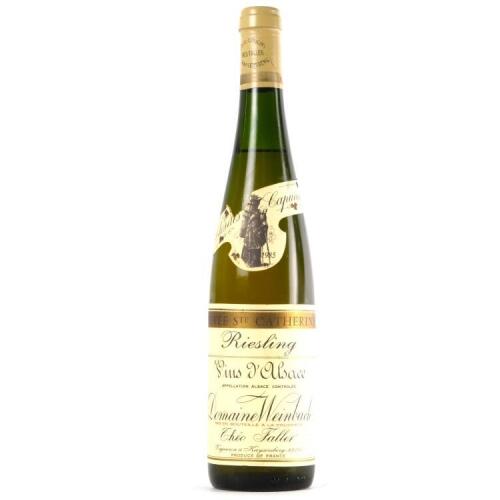 (1) 1985 Domaine Weinbach Cuvee Ste Catherine Clos des Capucins Riesling
