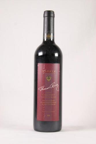 (1) 2001 Hardys Thomas Hardy Cabernet Sauvignon, Margaret River WA/Coonawarra SA