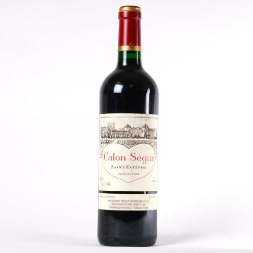 (1) 2005 Chateau Calon Segur 3eme Cru Classe, St Estephe