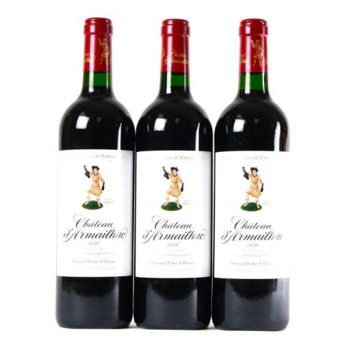 (3) 2016 Chateau d'Armailhac 5eme Cru Classe, Pauillac