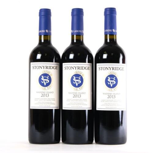 (3) 2013 Stonyridge Vineyard Larose, Waiheke