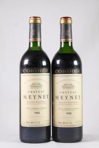 (2) 1985 Chateau Meyney, St Estephe
