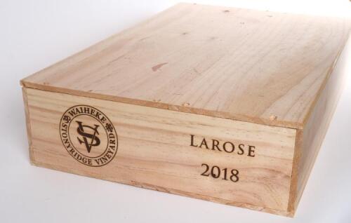 (6) 2018 Stonyridge Vineyard Larose, Waiheke