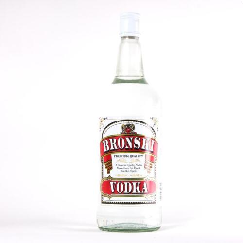 (1) Bronski Vodka 1125ml 37.2% abv, New Zealand