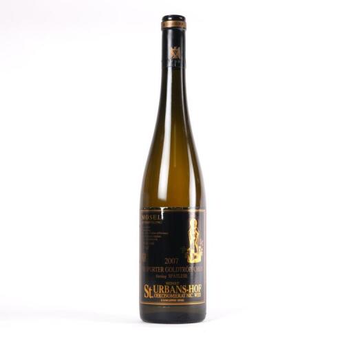 (1) 2007 Weingut St Urbans-Hof Piesporter Goldtropfchen Riesling Spatlese Mosel Saar Ruwer