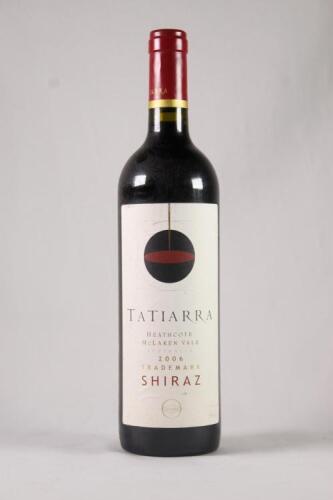 (1) 2006 Tatiarra Trademark Shiraz, Heathcote VIC McLaren Vale SA