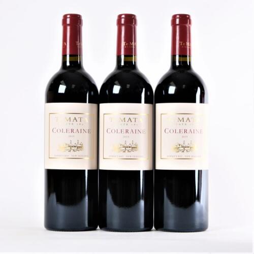(3) 2019 Te Mata Estate Coleraine, Hawkes Bay