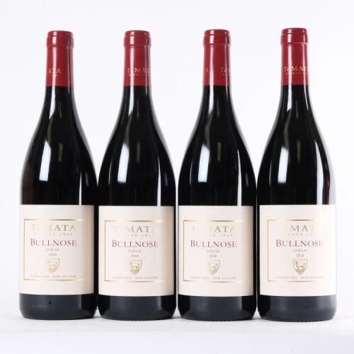 (4) 2018 Te Mata Estate Bullnose Syrah, Hawkes Bay