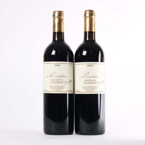 (2) 2005 Providence Private Reserve Merlot/Cabernet Franc/Malbec, Matakana