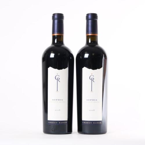 (2) 2008 Craggy Range Sophia Merlot, Gimblett Gravels