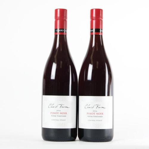 (2) 2016 Chard Farm Viper Pinot Noir, Central Otago