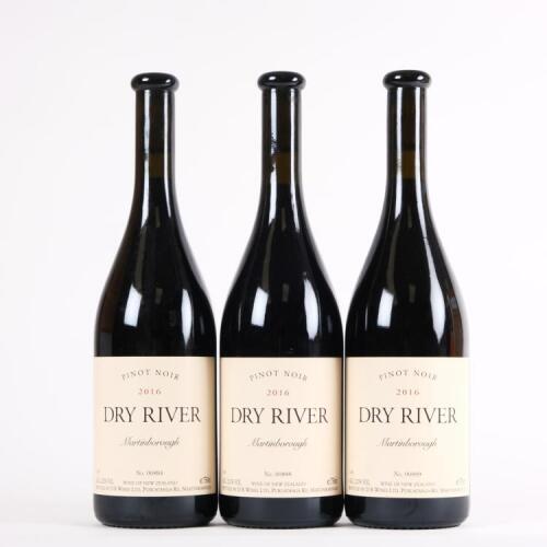 (3) 2016 Dry River Pinot Noir, Martinborough