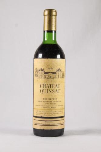 (1) 1971 Chateau Quinsac, Bordeaux
