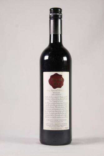 (1) 2003 County View Vineyard Moothi Mud Very Special Selection Shiraz, Mudgee NSW