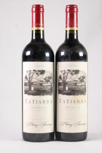 (2) 2004 Tatiarra Caravan of Dreams Shiraz Pressings, Heathcote VIC