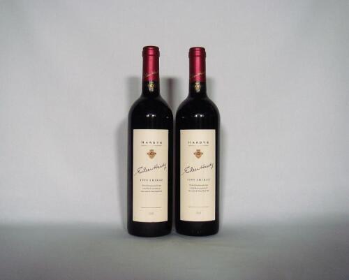 (2) 1999 Hardy's Eileen Hardy Shiraz, McLaren Vale SA