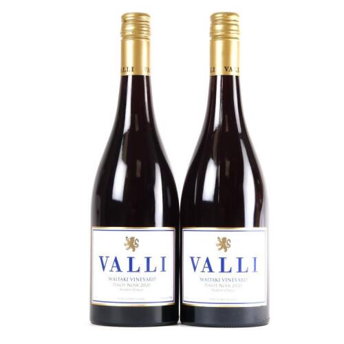 (2) 2020 Valli Pinot Noir, Waitaki