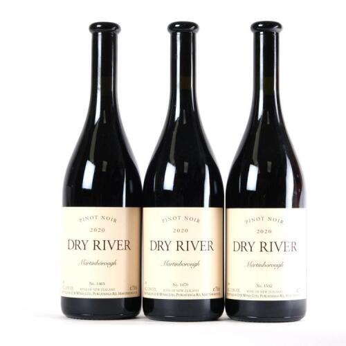 (3) 2020 Dry River Pinot Noir, Martinborough