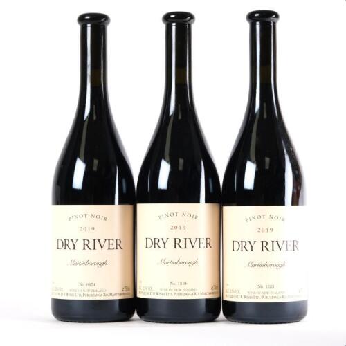 (3) 2019 Dry River Pinot Noir, Martinborough