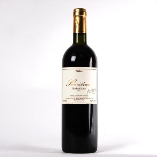 (1) 2004 Providence Syrah, Matakana