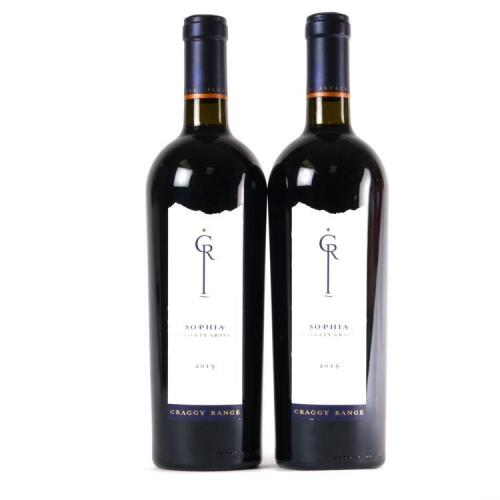 (2) 2015 Craggy Range Sophia, Gimblett Gravels
