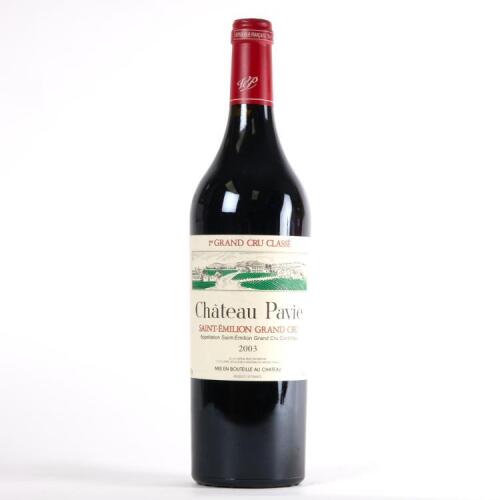 (1) 2003 Chateau Pavie, St Emilion