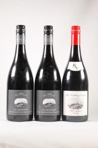 Three bottles of 2011 Rothbury Estate wines in one lot