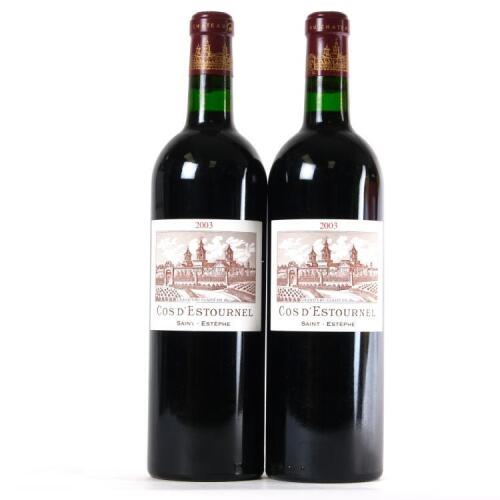 (2) 2003 Chateau Cos d'Estournel 2eme Cru Classe, St Estephe