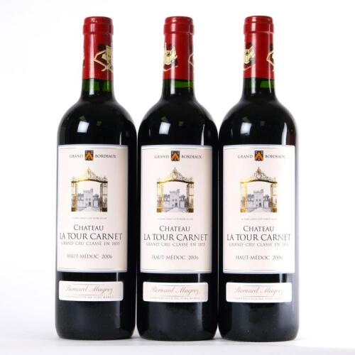 (3) 2006 Chateau La Tour Carnet 4eme Cru Classe, Haut-Medoc
