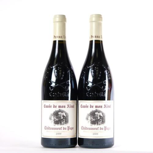 (2) 2009 Domaine Pierre Usseglio & Fils Cuvee de Mon A&iuml;eul Chateauneuf du Pape